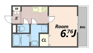 コージープレイス尼崎【3階】の間取り