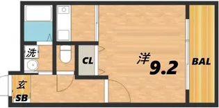 レフィナード西台【6階】の間取り