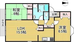 フローラいのそ【1階】の間取り