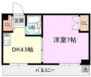 リッツ・コンチネンタル園田【3階】の間取り