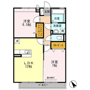 ブランべルジュ【2階】の間取り