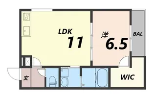 フジパレス琴浦通り【1階】の間取り