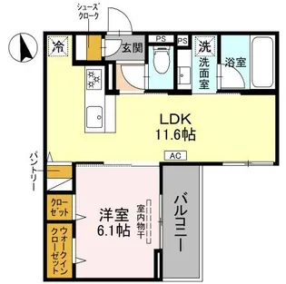 VIVRE立花【3階】の間取り