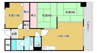 エスペーロ伊丹西【5階】の間取り