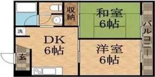 ハイツモーニンググローリー【2階】の間取り