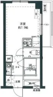 SENSE 武庫之荘【3階】の間取り