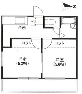 モナムール武庫之荘【2階】の間取り