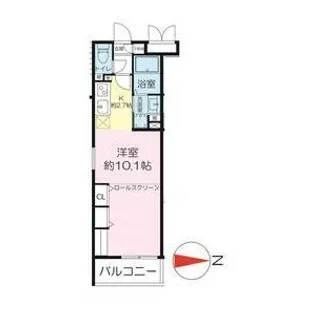 エスタジオ塚口【3階】の間取り