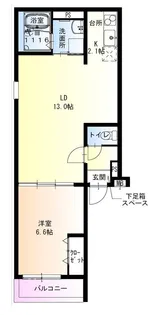 フジパレス尼崎武庫之荘【1階】の間取り