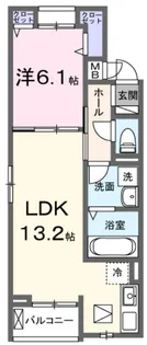 リヴァーサイド ヴィラ【2階】の間取り