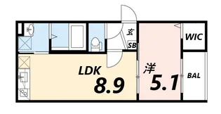 SOL 猪名寺【2階】の間取り