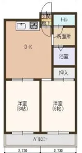 ロイヤルメゾン武庫之荘IV【2階】の間取り