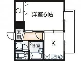 カーサ ポンテ アルト【1階】の間取り