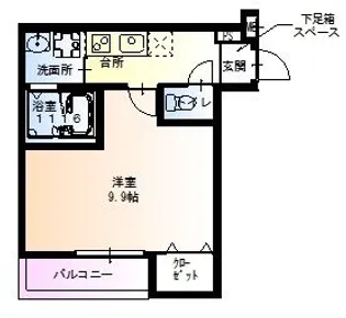 フジパレス武庫之荘南【2階】の間取り