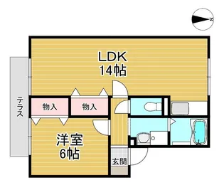 エトワール【1階】の間取り