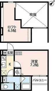 サンモール大和田【2階】の間取り