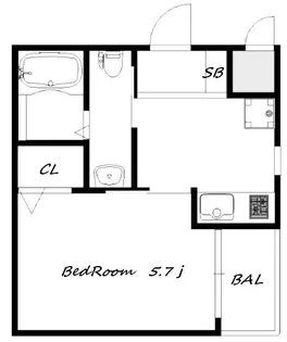TST稲野駅前【3階】の間取り