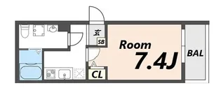 ヴィレッタ武庫之荘【3階】の間取り