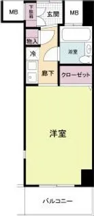 メルベールマウンテンヴィレッジ【2階】の間取り