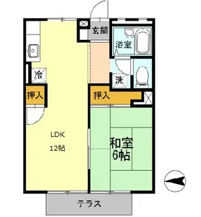 信雄マンション【1階】の間取り