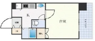アクロス塚本リヴィエール【5階】の間取り