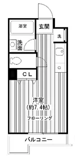 園田手良向第2マンション【1階】の間取り