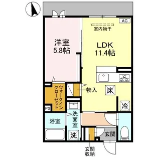 Field court【1階】の間取り