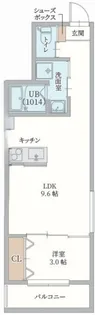 GAZELLE NOAH尼崎尾浜II【2階】の間取り