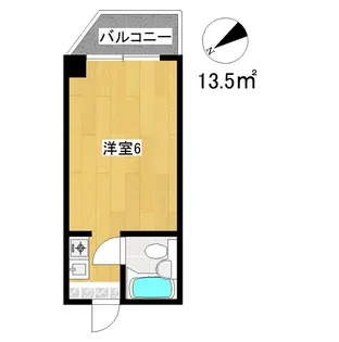 ジオナ大和田【6階】の間取り
