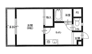 ロイヤル立川【3階】の間取り