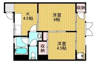 ラ・ポール伊丹【2階】の間取り