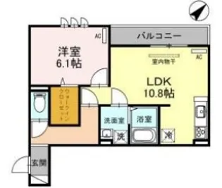E-STAGE【3階】の間取り