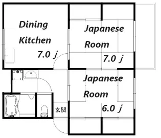 シティハイム橋本第6AP【2階】の間取り