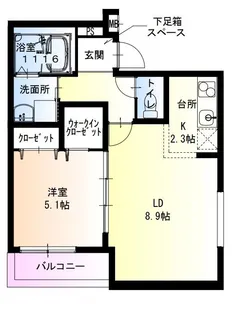 フジパレスJR塚口II番館【3階】の間取り