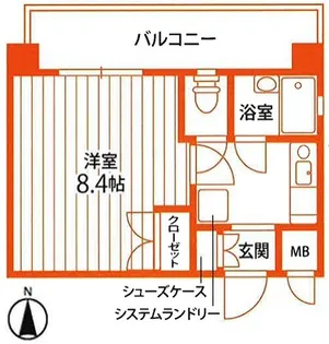 グランシャリオWEST【2階】の間取り