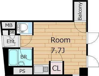 プロシード立花【3階】の間取り
