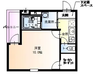 フジパレス武庫川III番館【1階】の間取り