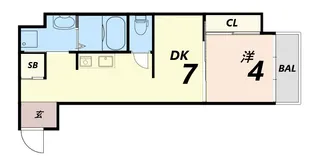SanMarino尼崎【4階】の間取り