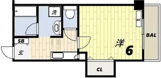 エクセル新伊丹【3階】の間取り