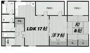 シオンズガーデン花川【1階】の間取り