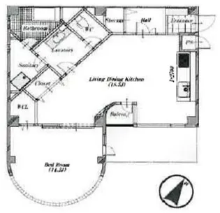 シオンズガーデン花川【1階】の間取り