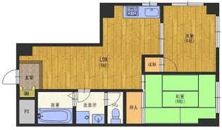 ベリオ武庫【3階】の間取り