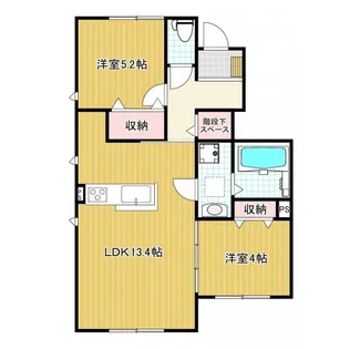 クレストコート伊丹南【1階】の間取り