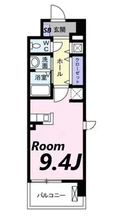 クラシェス尼崎【4階】の間取り