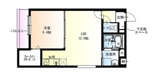 フジパレス水明公園西【3階】の間取り