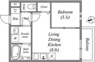REGIES姫島I【1階】の間取り