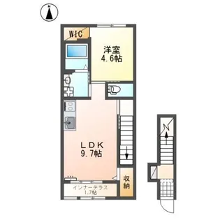 ラ・フェリーチェ【2階】の間取り
