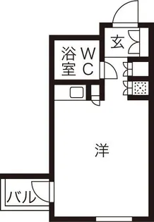 CUBE南塚口III【3階】の間取り