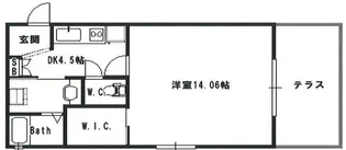 メープル大和田【1階】の間取り