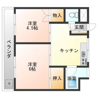 アースハイツI・II【3階】の間取り